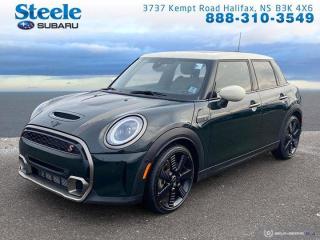 New Price! Odometer is 5231 kilometers below market average! White 2023 MINI Cooper S FWD 7-Speed Automatic 2.0L 16V TwinPower Turbo Atlantic Canadas largest Subaru dealer.AG Package Contents, Alloy wheels, Apple CarPlay Preparation, Auto-Dimming Interior Mirror, Automatic Climate Control, Comfort Access, ConnectedDrive Services, Driving Assistant, Emergency communication system: MINI Intelligent Emergency Call, Front Centre Armrest, Front dual zone A/C, Front/Rear Park Distance Control, Full Digital Instrument Display, harman/kardon® Sound System, Heated Front Seats, Intelligent Emergency Call, Lights Package, MINI Connected XL App Integration, MINI Driving Modes, MINI Head-Up Display, MINI Navigation System, MINI Resolute Edition, Nappa Leather Steering Wheel, Panoramic Glass Sunroof, Park Assistant, Pearl Cloth/Leatherette Upholstery, Premier+ Line 2.0, Rear-View Camera, SiriusXM Satellite Radio, Steering wheel mounted audio controls, Storage Compartment Package, Teleservices, Tilt steering wheel, Wireless Device Charging.WE MAKE IT EASY!
