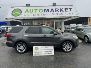 Used 2016 Ford Explorer LIMITIED 4X4 HTD&COOLED LEATHER NAVI BL-TOOTH SUNROOF INSPECTED W/BCAA MBRSHP & WRNTY! for sale in Langley, BC