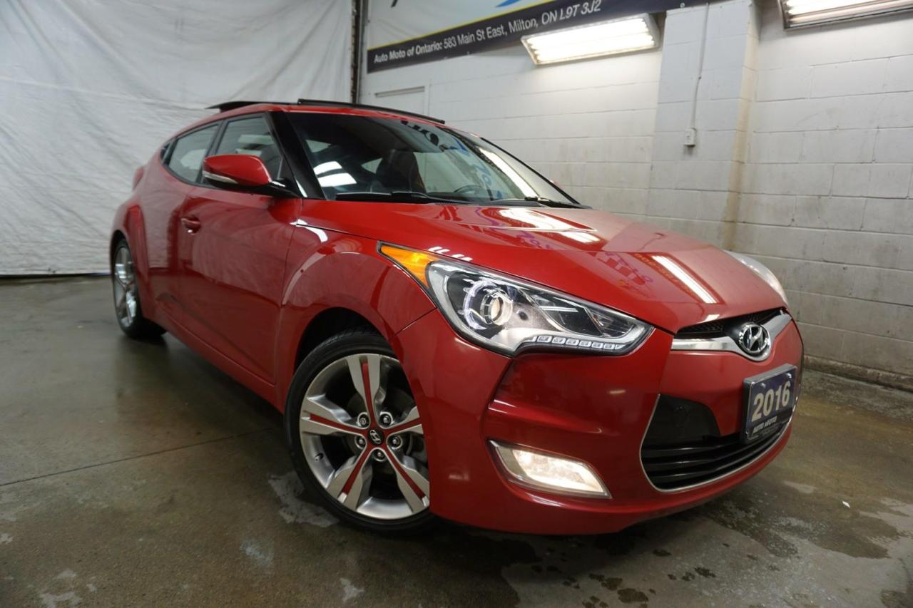 2016 Hyundai Veloster 1.6L 6MT *ACCIDENT FREE* CERTIFIED CAMERA NAV BLUETOOTH LEATHER HEATED SEATS PANO ROOF  CRUISE ALLOYS - Photo #8