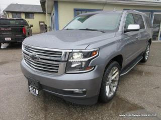 Used 2018 Chevrolet Suburban LOADED PREMIER-VERSION 7 PASSENGER 5.3L - V8.. 4X4.. CAPTAINS.. 3RD ROW.. NAVIGATION.. PANORAMIC SUNROOF.. LEATHER.. HEATED/AC SEATS.. for sale in Bradford, ON