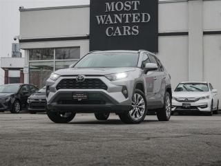 <span style=font-size:14px;><span style=font-family:times new roman,times,serif;>This 2021 Toyota RAV4 has a CLEAN CARFAX with no accidents and is also a one owner Canadian (Ontario) vehicle with Maple Toyota service records. High-value options included with this vehicle are; blind spot indicators, lane departure warning, adaptive cruise control, pre-collision, black leather / heated / power / memory seats, heated steering wheel, convenience entry, power tailgate, app connect, sunroof, back up camera, touchscreen, heated seats, multifunction steering wheel and fog lights, offering immense value.<br /> <br /><strong>A used set of tires is also available for purchase, please ask your sales representative for pricing.</strong><br /> <br />Why buy from us?<br /> <br />Most Wanted Cars is a place where customers send their family and friends. MWC offers the best financing options in Kitchener-Waterloo and the surrounding areas. Family-owned and operated, MWC has served customers since 1975 and is also DealerRater’s 2022 Provincial Winner for Used Car Dealers. MWC is also honoured to have an A+ standing on Better Business Bureau and a 4.8/5 customer satisfaction rating across all online platforms with over 1400 reviews. With two locations to serve you better, our inventory consists of over 150 used cars, trucks, vans, and SUVs.<br /> <br />Our main office is located at 1620 King Street East, Kitchener, Ontario. Please call us at 519-772-3040 or visit our website at www.mostwantedcars.ca to check out our full inventory list and complete an easy online finance application to get exclusive online preferred rates.<br /> <br />*Price listed is available to finance purchases only on approved credit. The price of the vehicle may differ from other forms of payment. Taxes and licensing are excluded from the price shown above*</span></span><br />