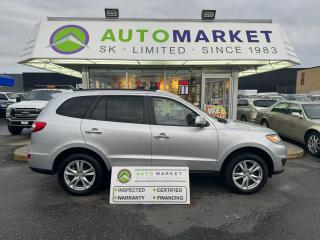 BEAUTIFUL LIMITED 4X4 WITH ONLY 54KMS! <br /><br />CALL OR TEXT KARL @ 6-0-4-2-5-0-8-6-4-6 FOR INFO & TO CONFIRM WHICH LOCATION.<br /><br />BEAUTIFUL LOW KM HYUNDAI SANTA FE LIMITED WITH ALL THE OPTIONS INCLUDING NAVIGATION, HEATED LEATHER SEATS, BLUE TOOTH, SUNROOF, 4X4 AND THE LIST GOES ON. THROUGH THE SHOP, FULLY INSPECTED, READY TO GO! TIRES ARE LIKE NEW AT 90%, BRAKES ARE BRAND NEW ON THE FRONT AND STILL HAVE 50% REMAINING ON THE REAR BRAKES. IT NEEDS NOTHING. <br /><br />2 LOCATIONS TO SERVE YOU, BE SURE TO CALL FIRST TO CONFIRM WHERE THE VEHICLE IS.<br /><br />We are a family owned and operated business since 1983 and we are committed to offering outstanding vehicles backed by exceptional customer service, now and in the future.<br />Whatever your specific needs may be, we will custom tailor your purchase exactly how you want or need it to be. All you have to do is give us a call and we will happily walk you through all the steps with no stress and no pressure.<br /><br />                                            WE ARE THE HOUSE OF YES!<br /><br />ADDITIONAL BENEFITS WHEN BUYING FROM SK AUTOMARKET:<br /><br />-ON SITE FINANCING THROUGH OUR 17 AFFILIATED BANKS AND VEHICLE                                                                                                                      FINANCE COMPANIES.<br />-IN HOUSE LEASE TO OWN PROGRAM.<br />-EVERY VEHICLE HAS UNDERGONE A 120 POINT COMPREHENSIVE INSPECTION.<br />-EVERY PURCHASE INCLUDES A FREE POWERTRAIN WARRANTY.<br />-EVERY VEHICLE INCLUDES A COMPLIMENTARY BCAA MEMBERSHIP FOR YOUR SECURITY.<br />-EVERY VEHICLE INCLUDES A CARFAX AND ICBC DAMAGE REPORT.<br />-EVERY VEHICLE IS GUARANTEED LIEN FREE.<br />-DISCOUNTED RATES ON PARTS AND SERVICE FOR YOUR NEW CAR AND ANY OTHER   FAMILY CARS THAT NEED WORK NOW AND IN THE FUTURE.<br />-40 YEARS IN THE VEHICLE SALES INDUSTRY.<br />-A+++ MEMBER OF THE BETTER BUSINESS BUREAU.<br />-RATED TOP DEALER BY CARGURUS 2 YEARS IN A ROW<br />-MEMBER IN GOOD STANDING WITH THE VEHICLE SALES AUTHORITY OF BRITISH   COLUMBIA.<br />-MEMBER OF THE AUTOMOTIVE RETAILERS ASSOCIATION.<br />-COMMITTED CONTRIBUTOR TO OUR LOCAL COMMUNITY AND THE RESIDENTS OF BC.<br /> $495 Documentation fee and applicable taxes are in addition to advertised prices.<br />LANGLEY LOCATION DEALER# 40038<br />S. SURREY LOCATION DEALER #9987<br />