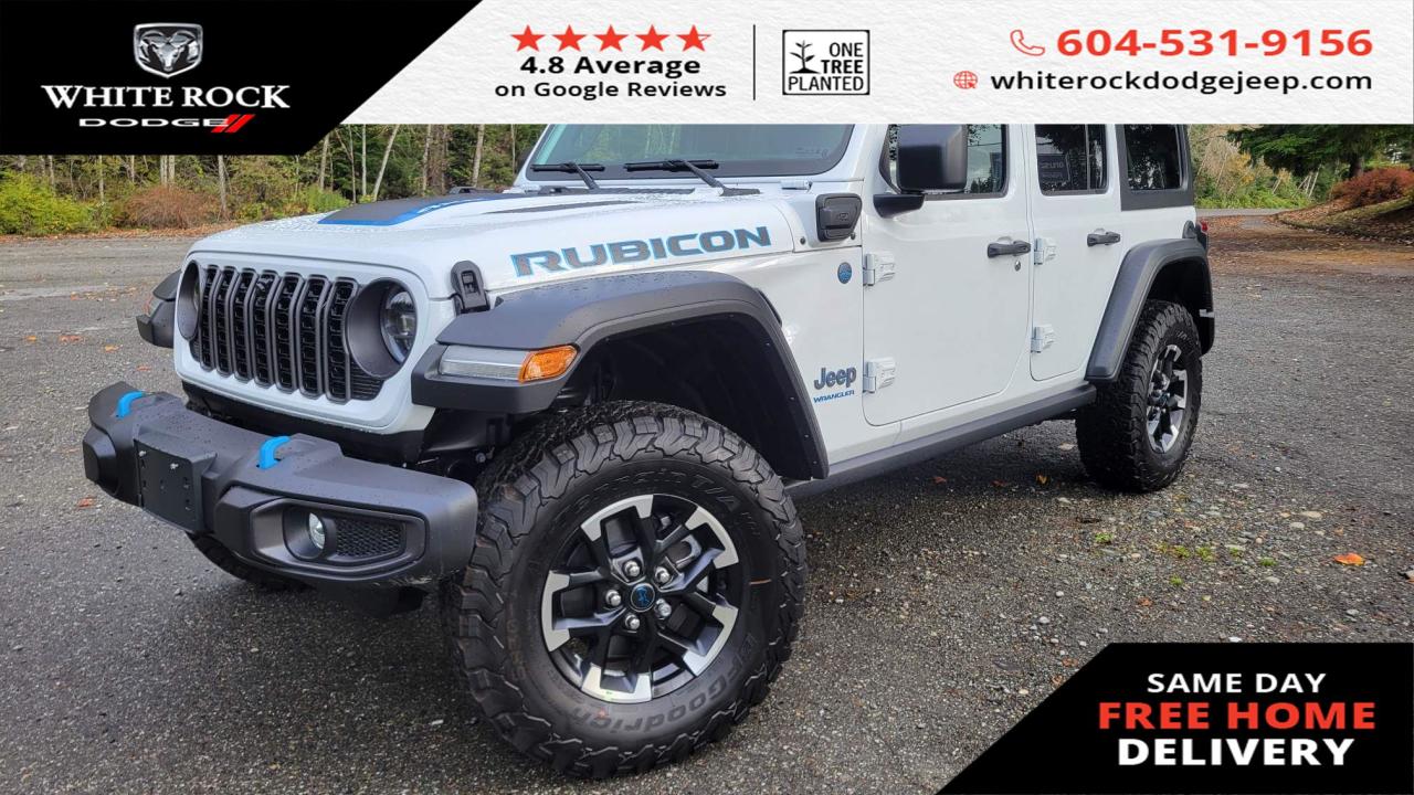 New 2024 Jeep Wrangler 4xe RUBICON for sale in Surrey, BC