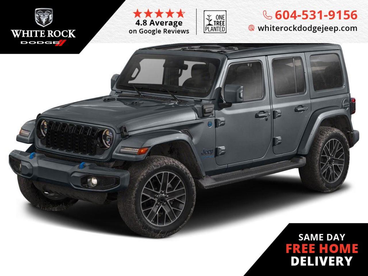 New 2024 Jeep Wrangler 4xe RUBICON for sale in Surrey, BC