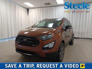 Every road leads to adventure in our 2019 Ford EcoSport SES 4WD brought to you in Brown! Powered by a 2.0 Litre 4 Cylinder that generates 166hp paired to a 6 Speed SelectShift Automatic transmission for amazing power. This Four Wheel Drive EcoSport SUV delivers a comfortable ride with car-like handling, and easy maneuverability plus offers approximately 8.1L/100km on the highway. Our EcoSport SES is sophisticated with a European-influenced style that is complemented by beautiful alloy wheels, unique quad-beam reflector headlights and LED tail lamps all designed to make you look good! Get behind the wheel of our EcoSport SES to find a modern design featuring a sunroof, Microsoft SYNC with easy-to-use in-car connectivity system that lets you make hands-free calls with Bluetooth®. Control your music with your voice and enjoy the high-quality Audio system, add in keyless entry, heated front seats, a 60/40 split rear seat for easy loading, heated steering wheel, full-color navigation, and fully opening doors for your passengers and see that these are thoughtful touches that will make our EcoSport a great addition to your daily lifestyle. Ford offers modern safety features like automatic headlights, a rearview camera, advanced airbags, traction/stability control, Curve Control, and emergency crash notification allows you to drive this EcoSport with ultimate confidence. You will enjoy MyKey, which will allow you to set restrictions for the teen driver in the house. Any on the go family will undoubtedly benefit from the smart design of this EcoSport. Save this Page and Call for Availability. We Know You Will Enjoy Your Test Drive Towards Ownership! Steele Chevrolet Atlantic Canadas Premier Pre-Owned Super Center. Being a GM Certified Pre-Owned vehicle ensures this unit has been fully inspected fully detailed serviced up to date and brought up to Certified standards. Market value priced for immediate delivery and ready to roll so if this is your next new to your vehicle do not hesitate. Youve dealt with all the rest now get ready to deal with the BEST! Steele Chevrolet Buick GMC Cadillac (902) 434-4100 Metros Premier Credit Specialist Team Good/Bad/New Credit? Divorce? Self-Employed?