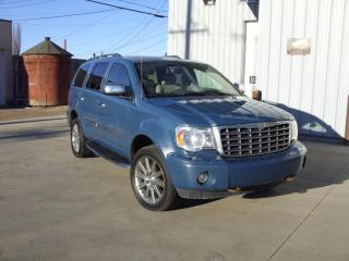 <p>2009 Chrysler Aspen AWD, 244589KM, run and drive smoothly. Leather interior. Fully loaded.</p>
<p>PASS INSPECTION</p>
<p>Price : $7900</p>
<p>FINANCE AVAILABLE, Fast Approval, No delay.</p>
<p>WE ACCEPT TRADE-IN</p>
<p>WARRANTY PACKAGE AVAILABLE</p>
<p> </p>