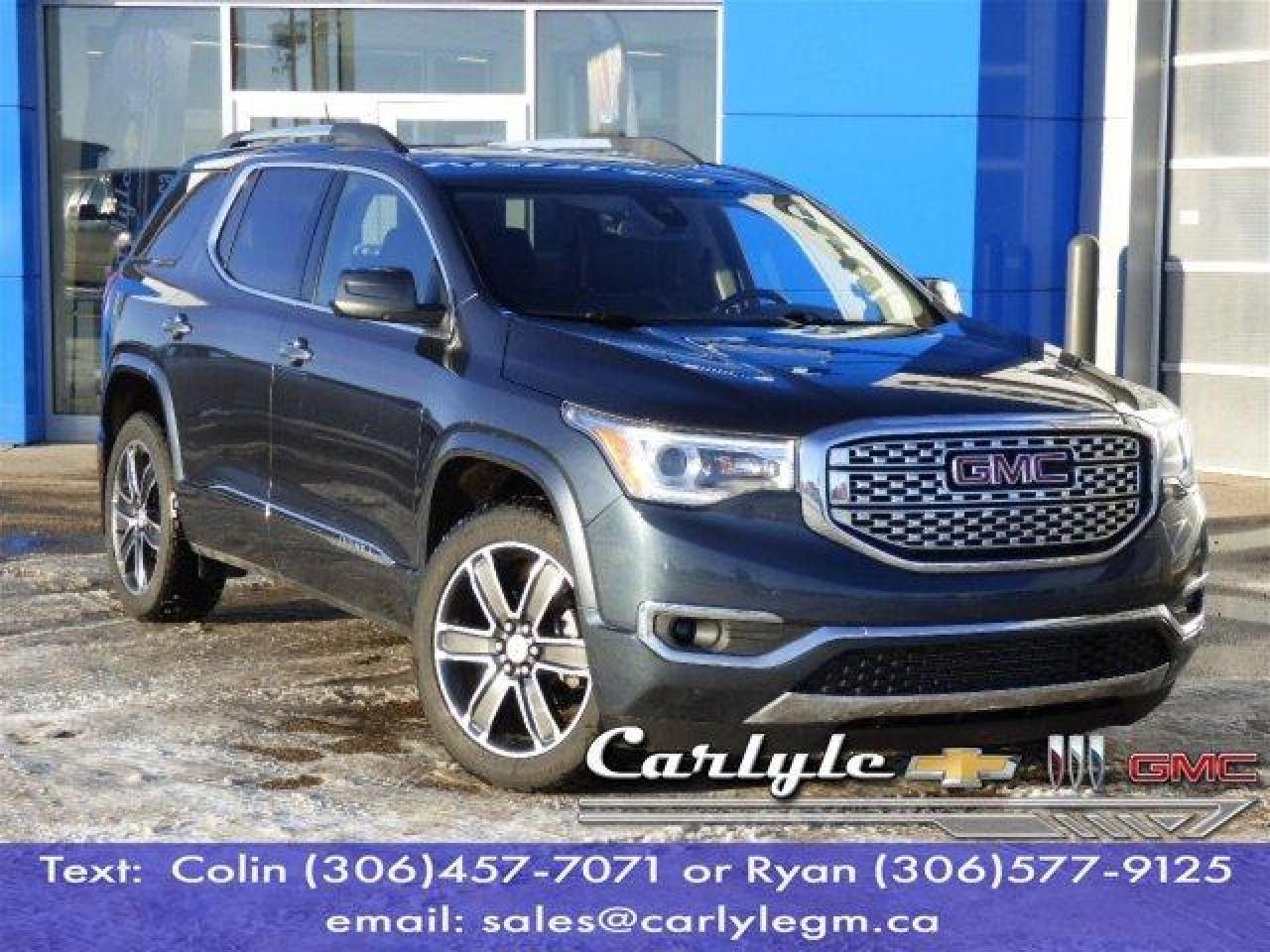 Used 2019 GMC Acadia Denali for sale in Carlyle, SK