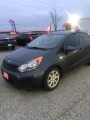 <p>**FREE 1 year warranty with safety certificate**<br />The 2014 Kia Rio LX Eco offers a perfect blend of efficiency and style. With its fuel-efficient engine, sleek design, and modern features, this car ensures a smooth and economical ride. Ideal for those seeking practicality without compromising on comfort.<br />**LOW KMS**  <br />**CLEAN CARFAX**</p>