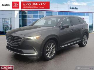 New Price!2018 Mazda CX-9 GT 6-Speed Automatic AWD I4 TurboBlackOdometer is 4749 kilometers below market average!ALL CREDIT APPLICATIONS ACCEPTED! ESTABLISH OR REBUILD YOUR CREDIT HERE. APPLY AT https://steeleadvantagefinancing.com/?dealer=7148 We know that you have high expectations in your car search in NL. So, if youre in the market for a pre-owned vehicle that undergoes our exclusive inspection protocol, stop by Gander Toyota. Were confident we have the right vehicle for you. Here at Gander Toyota, we enjoy the challenge of meeting and exceeding customer expectations in all things automotive.**Market Value Pricing**, AWD, 3rd row seats: bench, Air Conditioning, Auto High-beam Headlights, Auto-dimming Rear-View mirror, Exterior Parking Camera Rear, Fully automatic headlights, Heads-Up Display, Heated Front Bucket Seats, Memory seat, Navigation System, Power driver seat, Power Liftgate, Power moonroof, Rain sensing wipers, Speed control.Certification Program Details: 85 Point inspection Fluid Top Ups Brake Inspection Tire Inspection Oil Change Recall Check Copy Of Carfax ReportSteele Auto Group is the most diversified group of automobile dealerships in Atlantic Canada, with 34 dealerships selling 27 brands and an employee base of over 1000. Sales are up by double digits over last year and the plan going forward is to expand further into Atlantic Canada. PLEASE CONFIRM WITH US THAT ALL OPTIONS, FEATURES AND KILOMETERS ARE CORRECT.Reviews:* Many owners rave about the CX-9s rich and colourful cabin, with plenty of metal and stitching, and lots of glossy surfaces that keep the eyes and fingertips busy. As three-row crossovers go, many owners say the CX-9s rearmost row is surprisingly flexible and roomy, even if best left for smaller passengers. A smooth and quiet engine, as well as respectable fuel consumption and a comfortable ride, help round out the package. Source: autoTRADER.ca