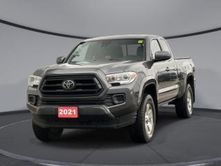<b>Heated Seats,  Apple CarPlay,  Android Auto,  Adaptive Cruise Control,  EZ Tailgate!</b><br> <br>    Looking for a mid-size pickup that can do it all? Check out this Toyota Tacoma, a go-anywhere truck that combines efficiency with capability in a well rounded package. This  2021 Toyota Tacoma is for sale today in Sudbury. <br> <br>This Toyota Tacoma is what happens when a 50+ year legacy of toughness meets a whole lot of modern tech and combines it all into one unstoppable package. Theres also more to this impressive machine than just its aggressive good looks. Inside youll find superior comfort and technology to keep you feeling refreshed during those hard-charging expeditions and its advanced off-road suspension makes sure you get home in one piece. If you find yourself ready for a truck that can actually keep up with your on the go lifestyle, then this Tacoma is a great place to start.This  Extended Cab 4X4 pickup  has 92,995 kms. Its  magnetic grey metallic in colour  . It has an automatic transmission and is powered by a  3.5L V6 24V PDI DOHC engine.  This unit has some remaining factory warranty for added peace of mind. <br> <br> Our Tacomas trim level is SR. Built to out-perform, this dependable Tacoma comes with everything you need and more such as a 6 foot cargo bed with a rear step bumper and an easy lift & lower tailgate, remote keyless entry, heated front seats, a 7 inch touchscreen that features Apple CarPlay, Android Auto, wireless streaming audio, a rear view camera, USB and aux jacks, power heated mirrors and rear underseat storage. Additional features include a sliding rear window, Toyota Safety Sense that includes lane departure warning, automatic highbeam assist, dynamic radar cruise control and pedestrian detection plus much more.<br> <br>To apply right now for financing use this link : <a href=https://www.palladinohonda.com/finance/finance-application target=_blank>https://www.palladinohonda.com/finance/finance-application</a><br><br> <br/><br>Palladino Honda is your ultimate resource for all things Honda, especially for drivers in and around Sturgeon Falls, Elliot Lake, Espanola, Alban, and Little Current. Our dealership boasts a vast selection of high-class, top-quality Honda models, as well as expert financing advice and impeccable automotive service. These factors arent what set us apart from other dealerships, though. Rather, our uncompromising customer service and professionalism make every experience unforgettable, and keeps drivers coming back. The advertised price is for financing purchases only. All cash purchases will be subject to an additional surcharge of $2,501.00. This advertised price also does not include taxes and licensing fees.<br> Come by and check out our fleet of 110+ used cars and trucks and 70+ new cars and trucks for sale in Sudbury.  o~o