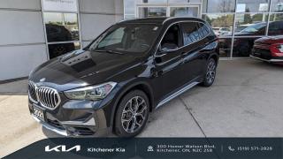 <p>Clean as a whistle and ready to go. Beautiful condition 2021 X1 28i with Xdrive. Tackle winter with no fear with a fantastic AWD system, heated seats, heated steering wheel and the comfort and confidence that BMW instill in its drivers.</p>

<p></p>

<p>Well equipped with navigation, panoramic sunroof, heated seast and steering wheel, dual zone climate control, lane departure warning and lots more.</p>

<p></p>

<p>Call us now for more information and to schedule your free test drive.</p>

<p>Kitchener Kias Used Car Philosophy: Provide each client with an open, honest and transparent used car buying process. With the use of real time pricing software, complimentary Carfax reports and an in-depth safety inspection review, you can rest assured that your used car purchase will offer you the best value and use of your time.</p>

<p>Kitchener Kia proudly serves all neighbouring communities including: Kitchener, Waterloo, Cambridge, Guelph, St. Thomas, Strathroy, Clinton, Owen Sound, Sarnia, Listowel, Woodstock, Grand Bend, Port Stanley, Belmont, Ingersoll, Brantford, Paris, and Chatham.</p>

<p><strong>519-571-2828<br />
sales@kitchenerkia.com</strong></p>
OAC and term subject to bank approval and year of vehicle.