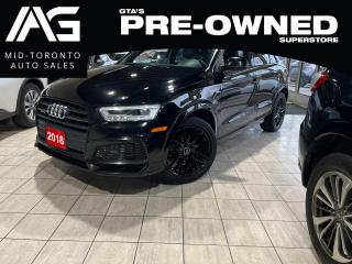 Used 2018 Audi Q3 TECHNIK - SLINE - Navigation - Panoramic Power Roof - BOSE - No Accidents for sale in North York, ON