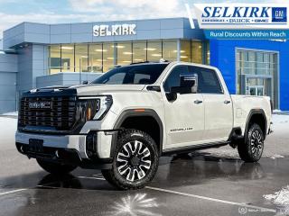 <b>Head-Up Display,  Sunroof,  Cooled Seats,  Wireless Charging,  Navigation!</b><br> <br> <br> <br>  With stout build quality and astounding towing capability, there isnt a better choice than this GMC 2500HD for all your work-site needs. <br> <br>This 2024 GMC 2500HD is highly configurable work truck that can haul a colossal amount of weight thanks to its potent drivetrain. This truck also offers amazing interior features that nestle occupants in comfort and luxury, with a great selection of tech features. For heavy-duty activities and even long-haul trips, the 2500HD is all the truck youll ever need.<br> <br> This white frost tricoat sought after diesel Crew Cab 4X4 pickup   has an automatic transmission and is powered by a  470HP 6.6L 8 Cylinder Engine.<br> <br> Our Sierra 2500HDs trim level is Denali Ultimate. This top of the line Sierra 2500HD Denali Ultimate Package is the pinnacle of 3/4 ton truck as it comes fully loaded with luxurious features such as leather cooled seats, a heads-up display, power sunroof, power adjustable pedals with memory settings, power-retractable side steps, a heavy-duty suspension, lane departure warning, forward collision alert, unique aluminum wheels and exterior styling, signature LED lighting, a large touchscreen with navigation, Apple CarPlay, Android Auto and 4G LTE capability. Additionally, this truck also comes with a leather wrapped wheel with audio controls, wireless charging, Bose premium audio, remote engine start, a CornerStep rear bumper and cargo tie downs hooks with LED box lighting and a ProGrade trailering system with hitch guidance. This vehicle has been upgraded with the following features: Head-up Display,  Sunroof,  Cooled Seats,  Wireless Charging,  Navigation,  Leather Seats,  Premium Audio. <br><br> <br>To apply right now for financing use this link : <a href=https://www.selkirkchevrolet.com/pre-qualify-for-financing/ target=_blank>https://www.selkirkchevrolet.com/pre-qualify-for-financing/</a><br><br> <br/> Weve discounted this vehicle $5117. Total  cash rebate of $900 is reflected in the price.   Incentives expire 2024-05-31.  See dealer for details. <br> <br>Selkirk Chevrolet Buick GMC Ltd carries an impressive selection of new and pre-owned cars, crossovers and SUVs. No matter what vehicle you might have in mind, weve got the perfect fit for you. If youre looking to lease your next vehicle or finance it, we have competitive specials for you. We also have an extensive collection of quality pre-owned and certified vehicles at affordable prices. Winnipeg GMC, Chevrolet and Buick shoppers can visit us in Selkirk for all their automotive needs today! We are located at 1010 MANITOBA AVE SELKIRK, MB R1A 3T7 or via phone at 204-482-1010.<br> Come by and check out our fleet of 80+ used cars and trucks and 180+ new cars and trucks for sale in Selkirk.  o~o
