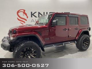 Used 2021 Jeep Wrangler Unlimited Sahara 80th Anniversary, Lift, Aftermarket Tires&Rims +Alot More! for sale in Moose Jaw, SK