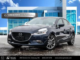 Used 2018 Mazda MAZDA3 GT SEDAN | PREMIUM PKG | HEATED LTHR SEATS AND STEERING WHEEL |PWR ROOF for sale in Cobourg, ON