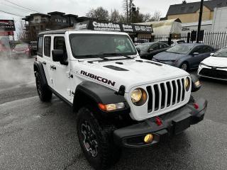 <p>2023 Jeep Wrangler Rubicon, 2.0L Turbocharged Automatic, Hard Top, Leather, Power Windows and Door Locks, Backup Camera, AM/FM/XM Bluetooth, Alpine Sound with only 16,800kms!</p>