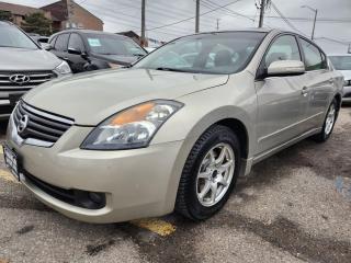 <p><span>2009 NISSAN ALTIMA 3.5 SE</span><span>, ONLY 156</span><span>K! FULLY LOADED! AUTOMATIC, LEATHER INTERIOR, SUN-ROOF,<span> </span></span><span>POWER WINDOWS, POWER LOCKS, POWER SEAT, HEATED SEATS,<span> BOSE SOUND SYSTEM, </span></span><span>RADIO, AUX, BLUETOOTH, KEY-LESS ENTRY, PUSH-BUTTON START, ALLOY RIMS,</span><span> ONTARIO VEHICLE,<span> </span></span><span>HAS BEEN FULLY SERVICED! </span><span>EXCELLENT CONDITION, FULLY CERTIFIED.</span><br></p><p> <br></p><p><span>CALL AT 416-505-3554<span id=jodit-selection_marker_1713321347269_24217821689297758 data-jodit-selection_marker=start style=line-height: 0; display: none;></span></span><br></p><p> <br></p><p>VISIT US AT WWW.RAHMANMOTORS.COM</p><p> <br></p><p>RAHMAN MOTORS</p><p>1000 DUNDAS ST EAST.</p><p>MISSISSAUGA, L4Y2B8</p><p> <br></p><p>**PLEASE CALL IN ADVANCE TO CHECK AVAILABILITY**</p>