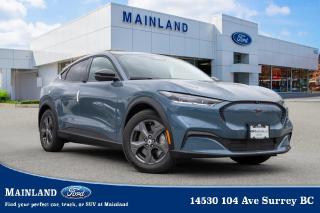 <p><strong><span style=font-family:Arial; font-size:18px;>Propel into a world of sheer automotive brilliance, where power meets elegance in an extraordinary symphony of engineering. 

Introducing the 2023 Ford Mustang Mach-E Select, a brand-new SUV that perfectly blends power, elegance, and technology..</span></strong></p> <p><strong><span style=font-family:Arial; font-size:18px;>This vehicle is all about an electrifying experience, and its stunning blue exterior and contrasting black interior assert a stylish statement on the road..</span></strong> <br> This Mustang Mach-E Select is not just a vehicle, its a marvel of modern engineering.. Its an SUV that has redefined the standard of electric vehicles, sporting a 1-speed automatic transmission and powered by an advanced electric engine that promises a smooth and silent ride.</p> <p><strong><span style=font-family:Arial; font-size:18px;>The list of features is as impressive as the car itself..</span></strong> <br> The alloy wheels and spoiler give it a sporty look, while the trip computer and illuminated entry add a touch of sophistication.. The Mustang Mach-E Select is not just a car, its your personal sanctuary.</p> <p><strong><span style=font-family:Arial; font-size:18px;>The overhead console, passenger vanity mirror, and radio data system have been thoughtfully included to provide you with a comfortable and convenient drive..</span></strong> <br> The SUV is equipped with a multitude of safety features such as 4-wheel disc brakes, traction control, ABS brakes, and a navigation system to ensure your safety on every journey.. It also comes with a compass to guide you, air conditioning to keep you cool, and power windows for your convenience.</p> <p><strong><span style=font-family:Arial; font-size:18px;>One of the unique selling points of the Mustang Mach-E Select is the auto-dimming rearview mirror that takes care of reducing glare while driving at night..</span></strong> <br> The automatic temperature control ensures you enjoy a comfortable drive, no matter the weather outside.. The SUV also features a garage door transmitter, heated door mirrors, and a power 2-way driver lumbar support.</p> <p><strong><span style=font-family:Arial; font-size:18px;>At Mainland Ford, we speak your language..</span></strong> <br> We understand that buying a car is a big decision, and we are here to assist you at every step.. Dont miss this opportunity to own a piece of sheer automotive brilliance thats as brand new as the dawn of a new day.</p> <p><strong><span style=font-family:Arial; font-size:18px;>The 2023 Ford Mustang Mach-E Select is not just a car, its an experience..</span></strong> <br> An experience that echoes in the heart of every driver who values performance, style, and luxury.. Get ready to electrify your drive.</p> <p><strong><span style=font-family:Arial; font-size:18px;>Be the envy of the town..</span></strong> <br> Rev up your life, and let the Mustang Mach-E Select take you places youve never been before.. Because at Mainland Ford, we dont just sell cars.</p> <p><strong><span style=font-family:Arial; font-size:18px;>We sell dreams, on wheels.</span></strong></p><hr />
<p><br />
To apply right now for financing use this link : <a href=https://www.mainlandford.com/credit-application/ target=_blank>https://www.mainlandford.com/credit-application/</a><br />
<br />
Book your test drive today! Mainland Ford prides itself on offering the best customer service. We also service all makes and models in our World Class service center. Come down to Mainland Ford, proud member of the Trotman Auto Group, located at 14530 104 Ave in Surrey for a test drive, and discover the difference!<br />
<br />
***All vehicle sales are subject to a $599 Documentation Fee, $149 Fuel Surcharge, $599 Safety and Convenience Fee, $500 Finance Placement Fee plus applicable taxes***<br />
<br />
VSA Dealer# 40139</p>

<p>*All prices are net of all manufacturer incentives and/or rebates and are subject to change by the manufacturer without notice. All prices plus applicable taxes, applicable environmental recovery charges, documentation of $599 and full tank of fuel surcharge of $76 if a full tank is chosen.<br />Other items available that are not included in the above price:<br />Tire & Rim Protection and Key fob insurance starting from $599<br />Service contracts (extended warranties) for up to 7 years and 200,000 kms<br />Custom vehicle accessory packages, mudflaps and deflectors, tire and rim packages, lift kits, exhaust kits and tonneau covers, canopies and much more that can be added to your payment at time of purchase<br />Undercoating, rust modules, and full protection packages<br />Flexible life, disability and critical illness insurances to protect portions of or the entire length of vehicle loan?im?im<br />Financing Fee of $500 when applicable<br />Prices shown are determined using the largest available rebates and incentives and may not qualify for special APR finance offers. See dealer for details. This is a limited time offer.</p>