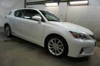 Used 2012 Lexus CT 200h HYBRID CERTIFIED BLUETOOTH HEATED SEATS LEATHER SUNROOF CRUISE ALLOYS for sale in Milton, ON