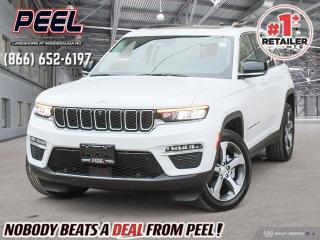 2023 JEEP GRAND CHEROKEE LIMITED | 5 PASSENGER | 3.6L PENTASTAR V6 | HEATED/VENTED LEATHER | HEATED STEERING WHEEL | 360 CAMERA | WIRELESS CHARGING | WIRELESS APPLE CARPLAY/ANDROID AUTO | FRONT PASSENGER DISPLAY | SECOND ROW HEATED SEATS | ADAPTIVE CRUISE CONTROL | ACTIVE LANE MANAGEMENT | FORWARD COLLISION WARNING | BLIND SPOT | POWER TAILGATE | REMOTE START | TRAILER TOW PREP GROUP | 

One Owner Clean Carfax

We have a fantastic selection of freshly traded vehicles ready for anyone looking to SAVE BIG $$$!!! Over 7 acres and 1000 New & Used vehicles in inventory!

WE TAKE ALL TRADES & CREDIT. WE SHIP ANYWHERE IN CANADA! OUR TEAM IS READY TO SERVE YOU 7 DAYS! COME SEE WHY NOBODY BEATS A DEAL FROM PEEL! Your Source for ALL make and models used cars and trucks
______________________________________________________

*FREE CarFax (click the link above to check it out at no cost to you!)*

*FULLY CERTIFIED! (Have you seen some of these other dealers stating in their advertisements that certification is an additional fee? NOT HERE! Our certification is already included in our low sale prices to save you more!)

______________________________________________________

Have you followed us on YouTube, Instagram and TikTok yet? We have Monthly giveaways to Subscribers!

Serving, Toronto, Mississauga, Oakville, Hamilton, Niagara, Kingston, Oshawa, Ajax, Markham, Brampton, Barrie, Vaughan, Parry Sound, Sudbury, Sault Ste. Marie and Northern Ontario! We have nearly 1000 new and used vehicles available to choose from.

Peel Chrysler in Mississauga, Ontario serves and delivers to buyers from all corners of Ontario and Canada including Toronto, Oakville, North York, Richmond Hill, Ajax, Hamilton, Niagara Falls, Brampton, Thornhill, Scarborough, Vaughan, London, Windsor, Cambridge, Kitchener, Waterloo, Brantford, Sarnia, Pickering, Huntsville, Milton, Woodbridge, Maple, Aurora, Newmarket, Orangeville, Georgetown, Stouffville, Markham, North Bay, Sudbury, Barrie, Sault Ste. Marie, Parry Sound, Bracebridge, Gravenhurst, Oshawa, Ajax, Kingston, Innisfil and surrounding areas. On our website www.peelchrysler.com, you will find a vast selection of new vehicles including the new and used Ram 1500, 2500 and 3500. Chrysler Grand Caravan, Chrysler Pacifica, Jeep Cherokee, Wrangler and more. All vehicles are priced to sell. We deliver throughout Canada. website or call us 1-866-652-6197. 

All advertised prices are for cash sale only. Optional Finance and Lease terms are available. A Loan Processing Fee of $499 may apply to facilitate selected Finance or Lease options. If opting to trade an encumbered vehicle towards a purchase and require Peel Chrysler to facilitate a lien payout on your behalf, a Lien Payout Fee of $299 may apply. Contact us for details. Peel Chrysler Pre-Owned Vehicles come standard with only one key.
