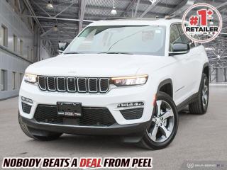 2023 JEEP GRAND CHEROKEE LIMITED | 5 PASSENGER | 3.6L PENTASTAR V6 | HEATED/VENTED LEATHER | HEATED STEERING WHEEL | 360 CAMERA | WIRELESS CHARGING | WIRELESS APPLE CARPLAY/ANDROID AUTO | FRONT PASSENGER DISPLAY | SECOND ROW HEATED SEATS | ADAPTIVE CRUISE CONTROL | ACTIVE LANE MANAGEMENT | FORWARD COLLISION WARNING | BLIND SPOT | POWER TAILGATE | REMOTE START | TRAILER TOW PREP GROUP | 

One Owner Clean Carfax

We have a fantastic selection of freshly traded vehicles ready for anyone looking to SAVE BIG $$$!!! Over 7 acres and 1000 New & Used vehicles in inventory!

WE TAKE ALL TRADES & CREDIT. WE SHIP ANYWHERE IN CANADA! OUR TEAM IS READY TO SERVE YOU 7 DAYS! COME SEE WHY NOBODY BEATS A DEAL FROM PEEL! Your Source for ALL make and models used cars and trucks
______________________________________________________

*FREE CarFax (click the link above to check it out at no cost to you!)*

*FULLY CERTIFIED! (Have you seen some of these other dealers stating in their advertisements that certification is an additional fee? NOT HERE! Our certification is already included in our low sale prices to save you more!)

______________________________________________________

Have you followed us on YouTube, Instagram and TikTok yet? We have Monthly giveaways to Subscribers!

Serving, Toronto, Mississauga, Oakville, Hamilton, Niagara, Kingston, Oshawa, Ajax, Markham, Brampton, Barrie, Vaughan, Parry Sound, Sudbury, Sault Ste. Marie and Northern Ontario! We have nearly 1000 new and used vehicles available to choose from.

Peel Chrysler in Mississauga, Ontario serves and delivers to buyers from all corners of Ontario and Canada including Toronto, Oakville, North York, Richmond Hill, Ajax, Hamilton, Niagara Falls, Brampton, Thornhill, Scarborough, Vaughan, London, Windsor, Cambridge, Kitchener, Waterloo, Brantford, Sarnia, Pickering, Huntsville, Milton, Woodbridge, Maple, Aurora, Newmarket, Orangeville, Georgetown, Stouffville, Markham, North Bay, Sudbury, Barrie, Sault Ste. Marie, Parry Sound, Bracebridge, Gravenhurst, Oshawa, Ajax, Kingston, Innisfil and surrounding areas. On our website www.peelchrysler.com, you will find a vast selection of new vehicles including the new and used Ram 1500, 2500 and 3500. Chrysler Grand Caravan, Chrysler Pacifica, Jeep Cherokee, Wrangler and more. All vehicles are priced to sell. We deliver throughout Canada. website or call us 1-866-652-6197. 

All advertised prices are for cash sale only. Optional Finance and Lease terms are available. A Loan Processing Fee of $499 may apply to facilitate selected Finance or Lease options. If opting to trade an encumbered vehicle towards a purchase and require Peel Chrysler to facilitate a lien payout on your behalf, a Lien Payout Fee of $299 may apply. Contact us for details. Peel Chrysler Pre-Owned Vehicles come standard with only one key.