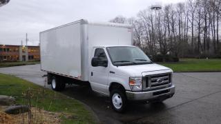 2019 Ford Econoline E450 16 Foot Cube Van with Loading Ramp, 6.8L V10 SOHC 20V engine, 10 cylinders, 2 door, automatic, RWD, cruise control, air conditioning, AM/FM radio, white exterior, black interior, cloth. The width of the is 7 feet 8 inches, Height of the box is 6 Feet. Certification and decal valid until December 2024. $36,810.00 plus $375 processing fee, $37,185.00 total payment obligation before taxes.  Listing report, warranty, contract commitment cancellation fee, financing available on approved credit (some limitations and exceptions may apply). All above specifications and information is considered to be accurate but is not guaranteed and no opinion or advice is given as to whether this item should be purchased. We do not allow test drives due to theft, fraud and acts of vandalism. Instead we provide the following benefits: Complimentary Warranty (with options to extend), Limited Money Back Satisfaction Guarantee on Fully Completed Contracts, Contract Commitment Cancellation, and an Open-Ended Sell-Back Option. Ask seller for details or call 604-522-REPO(7376) to confirm listing availability.