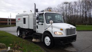 2008 Freightliner M2 106 sweeper Vacuum Truck Diesel With Air Brakes, Cummins 6.7L L6 DIESEL engine 6 cylinder, 2 door, automatic, 4X2, cruise control, Secondary Diesel Pump motor, powered windows, over drive, heated mirrors, Cummins engine,  air conditioning, AM/FM radio, white exterior, black interior, cloth. Certificate and Decal Valid to December 2024. $55,870.00 plus $375 processing fee, $56,245.00 total payment obligation before taxes.  Listing report, warranty, contract commitment cancellation fee, financing available on approved credit (some limitations and exceptions may apply). All above specifications and information is considered to be accurate but is not guaranteed and no opinion or advice is given as to whether this item should be purchased. We do not allow test drives due to theft, fraud and acts of vandalism. Instead we provide the following benefits: Complimentary Warranty (with options to extend), Limited Money Back Satisfaction Guarantee on Fully Completed Contracts, Contract Commitment Cancellation, and an Open-Ended Sell-Back Option. Ask seller for details or call 604-522-REPO(7376) to confirm listing availability.