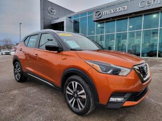 <span>This is the top-of-the-line 2019 Nissan Kicks. Its known as the Kicks SR, and its a technological tour-de-force with class-leading space efficiency and top-notch fuel efficiency. The Kicks SRs most notable addition is the headline-grabbing 8-speaker Bose Personal Plus Sound System with UltraNearfield headrest speakers.<span class=Apple-converted-space> </span></span>




<span>Its widely regarded to be a better audio system than what youll find in many cars costing quite literally hundreds of thousands of dollars. And the Kicks SR does <em>not</em> cost hundreds of thousands of dollars.</span>




<span>But theres so much more to this top-spec Kicks: Around View Monitor, blind spot monitoring, remote start, Prima-Tex seating, an Integrated Dynamics-control Module for total driving control, and LED lighting. Theres Apple CarPlay/Android Auto, proximity access/pushbutton start, heated front seats,a big 7-inch touchscreen with rearview monitor, fog lights, and so much more. </span>




Thank you for your interest in this vehicle. Its located at Centennial Mazda, 402 Mt. Edward Road, Charlottetown, PEI. We look forward to hearing from you – call us toll-free at 1-902-894-8593.