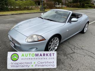 Used 2007 Jaguar XK IMMACULATE XK CONVERTIBLE, LOADED, FINANCING, WARRANTY, INSPECTED W/BCAA MBSHP! for sale in Surrey, BC