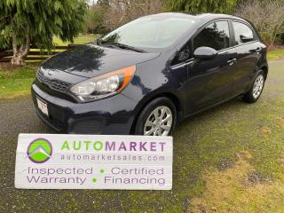 LOCAL CAR WITH ALL POWER OPTIONS, AUTOMATIC AND A/C. BRAND NEW TIRES, GREAT FINANCING, FULLY INSPECTED WITH BCAA MEMBERSHIP!<br /><br />Welcome to the Automarket, your community dealersahip of "YES". We are featuring a beautiful condition Rio-5 with Automatic Transmission, A?C, Full Power Group and great service history as per the Carfax Report. This is a great economy car at a fraction of the price of a Toyota or Honda and it's ready to go to it's new home today!<br /><br />Having been fully inspected, we know that the Tires are 100% Brand New, the Brakes are 50% New on the front and 90% new on the rear. The battery and coolant has been tested and we have changed the oil and performed a complete detail for your safety and enjoyment.<br /><br />2 LOCATIONS TO SERVE YOU, BE SURE TO CALL FIRST TO CONFIRM WHERE THE VEHICLE IS PARKED<br />WHITE ROCK 604-542-4970 LANGLEY 604-533-1310 OWNER'S CELL 604-649-0565<br /><br />We are a family owned and operated business since 1983 and we are committed to offering outstanding vehicles backed by exceptional customer service, now and in the future.<br />What ever your specific needs may be, we will custom tailor your purchase exactly how you want or need it to be. All you have to do is give us a call and we will happily walk you through all the steps with no stress and no pressure.<br />WE ARE THE HOUSE OF YES?<br />ADDITIONAL BENFITS WHEN BUYING FROM SK AUTOMARKET:<br />ON SITE FINANCING THROUGH OUR 17 AFFILIATED BANKS AND VEHICLE FINANCE COMPANIES<br />IN HOUSE LEASE TO OWN PROGRAM.<br />EVRY VEHICLE HAS UNDERGONE A 120 POINT COMPREHENSIVE INSPECTION<br />EVERY PURCHASE INCLUDES A FREE POWERTRAIN WARRANTY<br />EVERY VEHICLE INCLUDES A COMPLIMENTARY BCAA MEMBERSHIP FOR YOUR SECURITY<br />EVERY VEHICLE INCLUDES A CARFAX AND ICBC DAMAGE REPORT<br />EVERY VEHICLE IS GUARANTEED LIEN FREE<br />DISCOUNTED RATES ON PARTS AND SERVICE FOR YOUR NEW CAR AND ANY OTHER FAMILY CARS THAT NEED WORK NOW AND IN THE FUTURE.<br />36 YEARS IN THE VEHICLE SALES INDUSTRY<br />A+++ MEMBER OF THE BETTER BUSINESS BUREAU<br />RATED TOP DEALER BY CARGURUS 2 YEARS IN A ROW<br />MEMBER IN GOOD STANDING WITH THE VEHICLE SALES AUTHORITY OF BRITISH COLUMBIA<br />MEMBER OF THE AUTOMOTIVE RETAILERS ASSOCIATION<br />COMMITTED CONTRIBUTER TO OUR LOCAL COMMUNITY AND THE RESIDENTS OF BC ,
