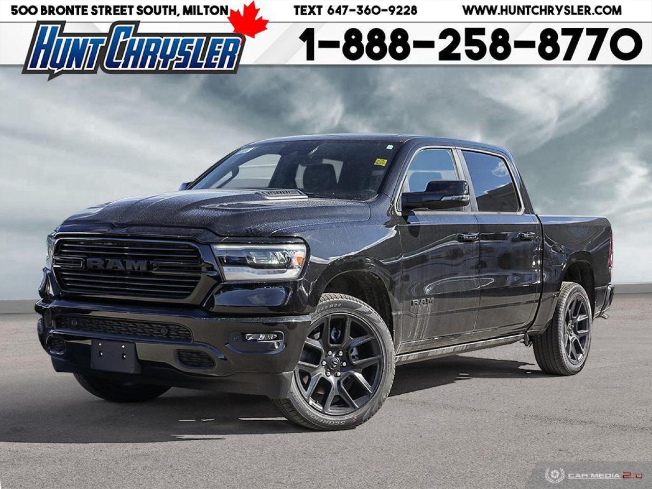 New 2024 RAM 1500 SPORT | NIGHT | PANO | PWR BRDS | LTHR | BLIND! for sale in Milton, ON