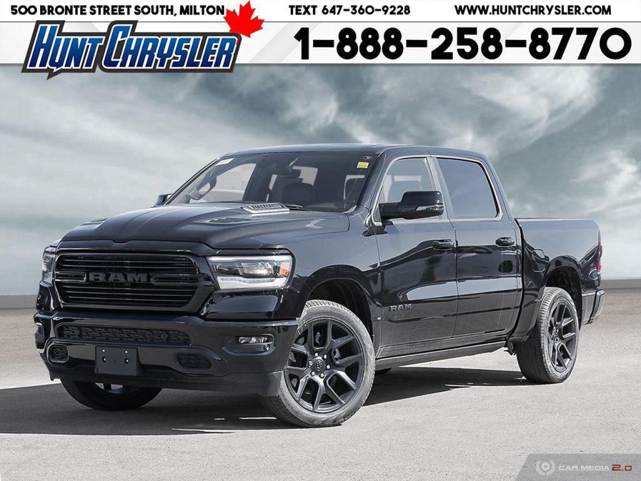 New 2024 RAM 1500 SPORT | NIGHT | PANO | PWR BRDS | LTHR | BLIND! for sale in Milton, ON