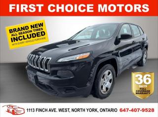 Used 2015 Jeep Cherokee SPORT 4X4 ~AUTOMATIC, FULLY CERTIFIED WITH WARRANT for sale in North York, ON