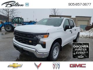 New 2024 Chevrolet Silverado 1500 Work Truck - Safety Package - $357 B/W for sale in Bolton, ON