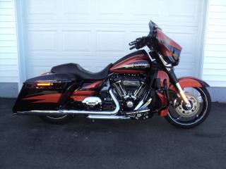<p>MINT CONDITION!Financing available! Low! Low! Milage! This bike is a CVO so it has all the extras!! 114ci Milwalkee engine,full HD custom CVO paint, colour match lowers, bike is blacked out, full upgraded CVO stereo system with 4 speaker audio and bluetooth,big screen navigation, highway pegs, quick detach backrest, aftermarket pipes, and tons more! This Harley is a must see!!! Contact Mike at 902 899-2384 for info on the amazing bike!</p><p><strong>$36,900</strong></p><p><strong>Year</strong></p><p><strong>2017</strong></p><p><strong>Make</strong></p><p><strong>Harley Davidson</strong></p><p><strong>Model</strong></p><p><strong>Street Glide CVO</strong></p><p><strong>Mileage</strong></p><p><strong>6600 MILES</strong></p><p><strong>Engine</strong></p><p><strong>114 CI ci</strong></p><p><strong>Color</strong></p><p><strong>Orange and Black</strong></p><p><strong>Fuel System</strong></p><p><strong>fuel injected</strong></p><p><strong>Cooling System</strong></p><p><strong>air cooled</strong></p><p> </p>