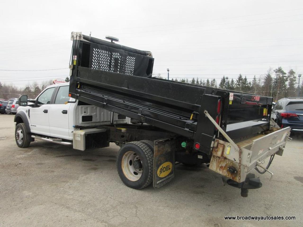 2020 Ford F-550 WORK READY XL-MODEL 6 PASSENGER 6.7L - POWER STROKE DIESEL.. 4X4.. CREW-CAB.. VOTH-HYDRAULIC-DUMP-BOX.. TRAILER BRAKE.. KEYLESS ENTRY.. Photo