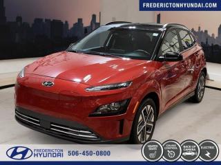2023 Hyundai Kona Electric Preferred Pulse Red w/Black Roof Market Value Pricing. Recent Arrival! 1-Speed Automatic FWD New Price! Electric Motor 4D Sport Utility Odometer is 1686 kilometers below market average!ADVERTISED PRICE INCLUDES $2500 REBATE AVAILABLE TO NB RESIDENTSAre you in need of a trustworthy auto dealership that can deliver comprehensive financing solutions for your next car, irrespective of your credit situation? Look no further than Fredericton Hyundai. Proudly being a part of the Steele Auto Group, Atlantic Canadas most extensive automobile network with an array of 28 distinctive vehicle brands spread across 58 locations (and growing) throughout New Brunswick, Nova Scotia, and PEI, we offer a diverse selection of sought-after mainstream automotive brands. At Fredericton Hyundai, we are fully aware that life doesnt always go according to plan, and unfortunate circumstances can befall the best of us. With this understanding in mind, we extend financing solutions to clients across the credit spectrum via our Steele Advantage Financing program. This unique initiative liaises with more than 20 esteemed financial institutions to secure the optimal financing arrangement for our customers. Regardless of whether you boast an impeccable credit record or are battling with credit issues, Fredericton Hyundai and the Steele Auto Group bring a wealth of knowledge and resources to assist you in securing the ideal vehicle and finance package. Coupled with our convenient door-to-door delivery services and unwavering dedication to superior customer service, Fredericton Hyundai and the Steele Auto Group solidify their position as your premier automotive solution provider in New Brunswick, Nova Scotia, and PEI.