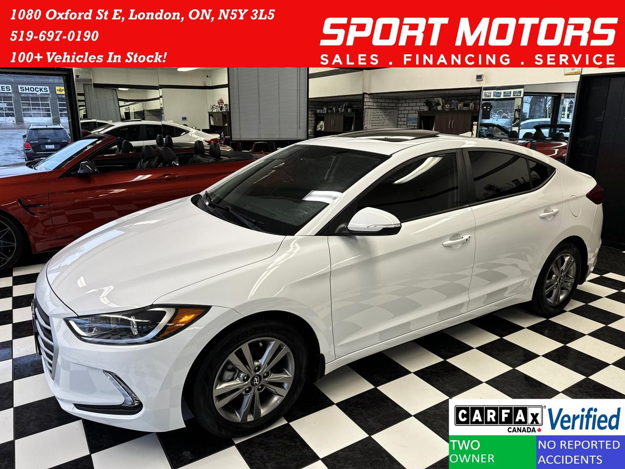 Used 2018 Hyundai Elantra GL SE+Roof+ApplePlay+Blind Spot+CLEAN CARFAX for sale in London, ON