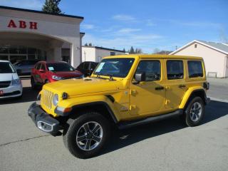 Calling all adventurers! Get ready to explore in style with the 2019 Jeep Wrangler Unlimited Sahara! With an incredibly low 18,393 klms on the odometer, this beauty is practically brand new and itching for its next thrilling escapade.Powered by a 2.0L engine and an 8-speed auto transmission, it effortlessly conquers any terrain. Revel in comfort with climate control, heated leather seats, and the convenience of keyless entry with remote start. Stay connected on your journeys with Bluetooth while the rear backup camera keeps you maneuvering with ease.Rest assured, this original BC vehicle comes with a claims-free Carfax report, guaranteeing a pristine, reliable ride. Dont just dream of adventureseize it in the 2019 Jeep Wrangler Unlimited Sahara. Your next chapter of exploration begins now!