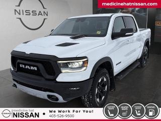 The 2021 Ram 1500 Rebel with the efficient but powerful 3.0 Eco Diesel, automatic transmission and 4 wheel drive! Full leather interior with special Rebel stitching, Navigation, and large touch screen controls for all your tech needs, standard in this clean Rebel! 







Medicine Hat Nissan has been voted Best New Car Dealer, Best Used Car Dealer, Best Auto Repair, Best oil Repair Center and Best Tire Store for 2021 and 2022 by Medicine Hat Residents. <a href=https://online.anyflip.com/zbkvp/uidw/mobile/index.html>https://online.anyflip.com/zbkvp/uidw/mobile/index.html</a>

Availiable financing for all your credit needs! New to Canada? No Credit or Bad Credit? At Medicine Hat Nissan we have a variety of options to help with your credit challenges. Contact us today for a free no obligation credit consultation.




Learn about what else may be available to you from Medicine Hat Nissan by clicking here: <a href=https://linktr.ee/medicinehatnissan>https://linktr.ee/medicinehatnissan</a>




Book your test drive today and lets work together to make this happen for you! 403-526-9500 or visit us in person at 1721 Strachan Rd SE in sunny Medicine Hat!