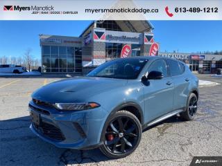 <b>Hybrid,  Heated Seats,  Heated Steering Wheel,  Remote Start,  Apple CarPlay!</b><br> <br> <br> <br>Call 613-489-1212 to speak to our friendly sales staff today, or come by the dealership!<br> <br>  Menacing good looks combined with iconic muscle features and new tech makefor a new breed of CUV with this 2024 Hornet. <br> <br>This 2024 Dodge Hornet features sharp aggressive exterior styling combined with astounding performance from a selection of powertrains to ensure that this head-turning SUV stays on top of the pack. With an addition of a new hybrid power unit, exceptional acceleration as well as impressive efficiency is expected. For a taste of the new chapter of Dodge, step this way.<br> <br> This blue steele SUV  has an automatic transmission and is powered by a  288HP 1.3L 4 Cylinder Engine.<br> <br> Our Hornets trim level is R/T PHEV. This Hornet R/T Hybrid features many amazing standard equipment such as a 10.25-inch infotainment screen powered by Uconnect 5 with Apple CarPlay and Android Auto, LED lights with daytime running lights and automatic high beams, and power heated side mirrors. Safety on the road is assured thanks to blind spot detection, ParkSense rear parking sensors, forward collision warning with rear cross path detection, lane departure warning, and a ParkView back-up camera. Additional features include mobile hotspot internet access, front and rear cupholders, proximity keyless entry with push button start, traffic distance pacing, dual-zone front air conditioning, and so much more! This vehicle has been upgraded with the following features: Hybrid,  Heated Seats,  Heated Steering Wheel,  Remote Start,  Apple Carplay,  Android Auto,  Blind Spot Detection. <br><br> View the original window sticker for this vehicle with this url <b><a href=http://www.chrysler.com/hostd/windowsticker/getWindowStickerPdf.do?vin=ZACPDFCW5R3A16943 target=_blank>http://www.chrysler.com/hostd/windowsticker/getWindowStickerPdf.do?vin=ZACPDFCW5R3A16943</a></b>.<br> <br>To apply right now for financing use this link : <a href=https://CreditOnline.dealertrack.ca/Web/Default.aspx?Token=3206df1a-492e-4453-9f18-918b5245c510&Lang=en target=_blank>https://CreditOnline.dealertrack.ca/Web/Default.aspx?Token=3206df1a-492e-4453-9f18-918b5245c510&Lang=en</a><br><br> <br/>    5.99% financing for 96 months. <br> Buy this vehicle now for the lowest weekly payment of <b>$199.84</b> with $0 down for 96 months @ 5.99% APR O.A.C. ( Plus applicable taxes -  $1199  fees included in price    ).  Incentives expire 2024-07-02.  See dealer for details. <br> <br>If youre looking for a Dodge, Ram, Jeep, and Chrysler dealership in Ottawa that always goes above and beyond for you, visit Myers Manotick Dodge today! Were more than just great cars. We provide the kind of world-class Dodge service experience near Kanata that will make you a Myers customer for life. And with fabulous perks like extended service hours, our 30-day tire price guarantee, the Myers No Charge Engine/Transmission for Life program, and complimentary shuttle service, its no wonder were a top choice for drivers everywhere. Get more with Myers!<br> Come by and check out our fleet of 40+ used cars and trucks and 100+ new cars and trucks for sale in Manotick.  o~o