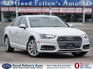 Used 2019 Audi A4 KOMFORT QUATTRO MODEL, SUNROOF, LEATHER SEATS, REA for sale in North York, ON