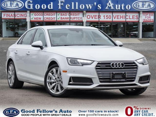 2019 Audi A4 KOMFORT QUATTRO MODEL, SUNROOF, LEATHER SEATS, REA