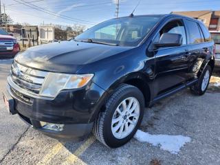 <p><span>2010 FORD EDGE SEL</span><span>, ONLY 157</span><span>K! FULLY LOADED! AUTOMATIC, LEATHER INTERIOR, DUO SUN-ROOF,<span> </span></span><span>POWER WINDOWS, POWER LOCKS, POWER SEAT, HEATED SEATS,<span> </span></span><span>RADIO, AUX, KEY-LESS ENTRY, ALLOY RIMS, ONE OWNER VEHICLE,<span> </span></span><span>ONTARIO VEHICLE,<span> </span></span><span>HAS BEEN FULLY SERVICED! </span><span>EXCELLENT CONDITION, FULLY CERTIFIED.</span><br></p><p> <br></p><p><span>CALL AT 416-505-3554<span id=jodit-selection_marker_1713321321826_9981260008610047 data-jodit-selection_marker=start style=line-height: 0; display: none;></span></span><br></p><p> <br></p><p>VISIT US AT WWW.RAHMANMOTORS.COM</p><p> <br></p><p>RAHMAN MOTORS</p><p>1000 DUNDAS ST EAST.</p><p>MISSISSAUGA, L4Y2B8</p><p> <br></p><p>**PLEASE CALL IN ADVANCE TO CHECK AVAILABILITY**</p>