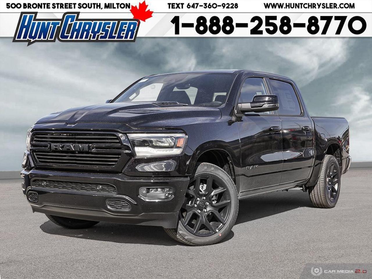 New 2024 RAM 1500 SPORT | NIGHT | LVL 2 | HOOD | 12in | NAVI & MORE! for sale in Milton, ON