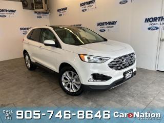 Used 2022 Ford Edge TITANIUM |AWD | LEATHER | PANO ROOF |NAV |ONLY 14K for sale in Brantford, ON
