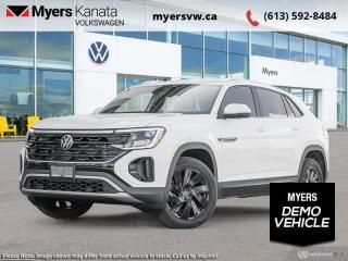 <b>Cooled Seats,  Heated Steering Wheel,  Mobile Hotspot,  Remote Start,  Power Liftgate!</b><br> <br> <br> <br>  Turn heads with this stylish 2024 Volkswagen Atlas Cross Sport, with an eye-catching exterior design and high-end technology features. <br> <br>This 2024 VW Atlas Cross Sport is a crossover SUV with a gently sloped roofline to form the distinct silhouette of a coupe, without taking a toll on practicality and driving dynamics. On the inside, trim pieces are crafted with premium materials and carefully put together to ensure rugged build quality. With loads of standard safety technology that inspires confidence, this 2024 Volkswagen Atlas Cross Sport is an excellent option for a versatile and capable family SUV with dazzling looks.<br> <br> This pure white SUV  has an automatic transmission and is powered by a  2.0L I4 16V GDI DOHC Turbo engine.<br> <br> Our Atlas Cross Sports trim level is Comfortline 2.0 TSI. This refreshed VW Atlas starts with the Comfortline trim, which comes standard with a power liftgate for rear cargo access, heated and ventilated front seats, a heated steering wheel, remote engine start, adaptive cruise control, and a 12-inch infotainment system with Car-Net mobile hotspot internet access, Apple CarPlay and Android Auto. Safety features also include blind spot detection, lane keeping assist with lane departure warning, front and rear collision mitigation, park distance control, and autonomous emergency braking. This vehicle has been upgraded with the following features: Cooled Seats,  Heated Steering Wheel,  Mobile Hotspot,  Remote Start,  Power Liftgate,  Adaptive Cruise Control,  Blind Spot Detection.  This is a demonstrator vehicle driven by a member of our staff and has just 1068 kms.<br><br> <br>To apply right now for financing use this link : <a href=https://www.myersvw.ca/en/form/new/financing-request-step-1/44 target=_blank>https://www.myersvw.ca/en/form/new/financing-request-step-1/44</a><br><br> <br/>    5.99% financing for 84 months. <br> Buy this vehicle now for the lowest bi-weekly payment of <b>$412.60</b> with $0 down for 84 months @ 5.99% APR O.A.C. ( taxes included, $1071 (OMVIC fee, Air and Tire Tax, Wheel Locks, Admin fee, Security and Etching) is included in the purchase price.    ).  Incentives expire 2024-05-31.  See dealer for details. <br> <br> <br>LEASING:<br><br>Estimated Lease Payment: $312 bi-weekly <br>Payment based on 5.49% lease financing for 60 months with $0 down payment on approved credit. Total obligation $40,619. Mileage allowance of 16,000 KM/year. Offer expires 2024-05-31.<br><br><br>Call one of our experienced Sales Representatives today and book your very own test drive! Why buy from us? Move with the Myers Automotive Group since 1942! We take all trade-ins - Appraisers on site!<br> Come by and check out our fleet of 40+ used cars and trucks and 120+ new cars and trucks for sale in Kanata.  o~o