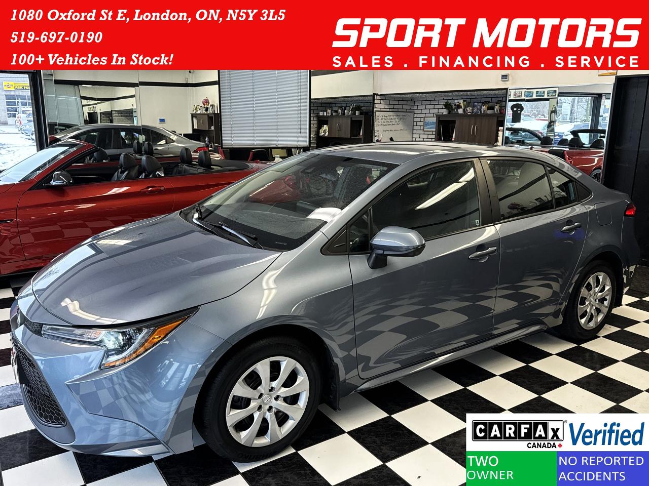 Used 2020 Toyota Corolla LE+Adaptive Cruise+Heated Seats+CLEAN CARFAX for sale in London, ON