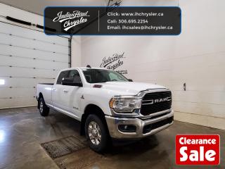 <b>Tow Hitch,  Cargo Box Lights,  Rear Camera,  Streaming Audio,  Push Button Start!</b><br> <br>  On Sale! Save $5215 on this one, weve marked it down from $67895.   To get the job done right the first time, youll want the Ram 3500 HD on your team. This  2020 Ram 3500 is for sale today in Indian Head. <br> <br>This 2020 Ram 3500 Heavy Duty delivers exactly what you need: superior capability and exceptional levels of comfort, all backed with proven reliability and durability. Whether youre in the commercial sector or looking at serious recreational towing and hauling, this Ram 3500 HD is ready for any task. Its no wonder it won Motor Trends - Truck of the Year award!!This  sought after diesel Regular Cab 4X4 pickup  has 102,796 kms. Its  white in colour  . It has a 8 speed automatic transmission and is powered by a Cummins 370HP 6.7L Straight 6 Cylinder Engine.  <br> <br> Our 3500s trim level is Big Horn. This Ram 3500 is equipped with the Big Horn package and offers excellent features and a hard working attitude. This workhorse comes with chrome and body colored exterior accents, power heated trailer-tow mirrors, a 4 speaker sound system with wireless streaming audio, cruise control, push button start with proximity sensors, cargo box lights, a class V hitch receiver with trailer brake controller, a rear view camera and a tough HD suspension that is designed to handle whatever you can throw at it! This vehicle has been upgraded with the following features: Tow Hitch,  Cargo Box Lights,  Rear Camera,  Streaming Audio,  Push Button Start,  Cruise Control,  Proximity Key. <br> To view the original window sticker for this vehicle view this <a href=http://www.chrysler.com/hostd/windowsticker/getWindowStickerPdf.do?vin=3C63R3HL7LG168020 target=_blank>http://www.chrysler.com/hostd/windowsticker/getWindowStickerPdf.do?vin=3C63R3HL7LG168020</a>. <br/><br> <br>To apply right now for financing use this link : <a href=https://www.indianheadchrysler.com/finance/ target=_blank>https://www.indianheadchrysler.com/finance/</a><br><br> <br/><br>At Indian Head Chrysler Dodge Jeep Ram Ltd., we treat our customers like family. That is why we have some of the highest reviews in Saskatchewan for a car dealership!  Every used vehicle we sell comes with a limited lifetime warranty on covered components, as long as you keep up to date on all of your recommended maintenance. We even offer exclusive financing rates right at our dealership so you dont have to deal with the banks.
You can find us at 501 Johnston Ave in Indian Head, Saskatchewan-- visible from the TransCanada Highway and only 35 minutes east of Regina. Distance doesnt have to be an issue, ask us about our delivery options!

Call: 306.695.2254<br> Come by and check out our fleet of 30+ used cars and trucks and 80+ new cars and trucks for sale in Indian Head.  o~o