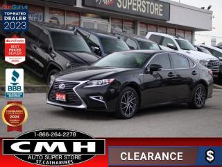 Used 2016 Lexus ES Base  PARK-SENS LEATH COOLED-SEATS ROOF for sale in St. Catharines, ON